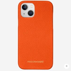 Maison De Sabre orange iPhone 13 case never used, still in box